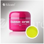 77 Medium Lime base one żel kolorowy gel kolor SILCARE 5 g